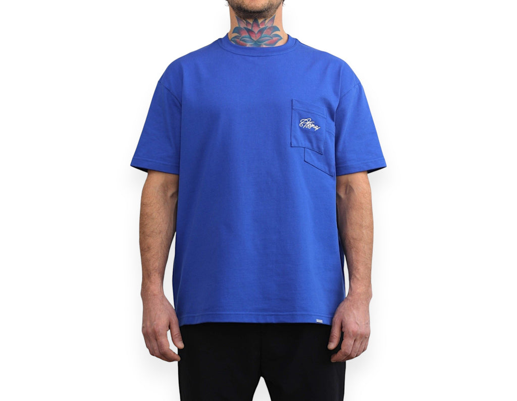 AGGNE - LUXURY STREETWEAR T-SHIRT "STREET" BLUE